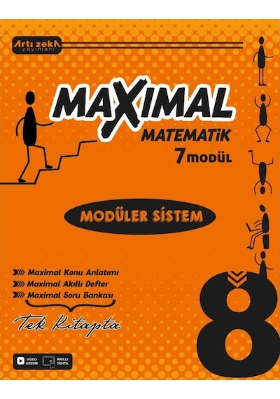 Artı Zeka Yayınları 8 Sınıf Maxımal Matematik Modüler Sistem Seti 7 Modül