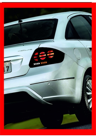 Model 2 Fiat Linea Stop Farı Led Görünümlü Folyo Kaplama - Stop Kaplama