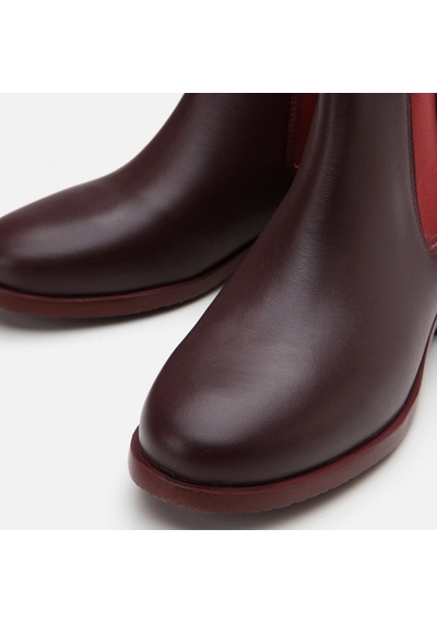 Yaya Hakiki Deri Bordo Yaya Kadın Düz Bot 01boy297290a780 Bordo-burgundy Bordo