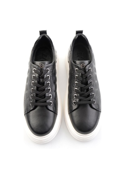 Bambi Kahve Hakiki Deri Erkek Sneaker E01398071043 Kahve