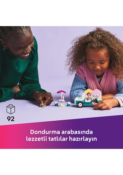 LEGO® Friends Heartlake City Dondurma Kamyonu 42644 - 4 Yaş ve Üzeri Çocuklar için Mini Bebek İçeren Yaratıcı Oyuncak Yapım Seti (92 Parça) LEGO® Friends Heartlake City Dondurma Kamyonu 42644 - 4 Yaş ve Üzeri Çocuklar için Mini Bebek İçeren Yaratıcı Oyuncak Yapım Seti (92 Parça)