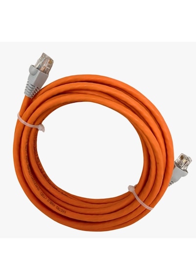 Cat6 Patch Kablo 2 Metre U/utp Lszh %100 Saf Bakır Cu/cu 1 Gigabit - Turuncu