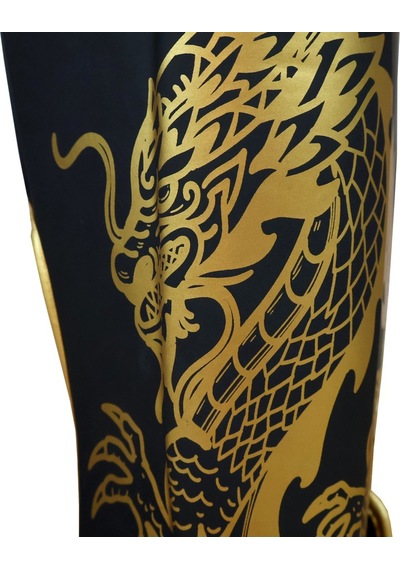 Dragondo 40712-p Gold Fury Kaval Ayak Koruyucu Kick Boks Kaval Koruyucu Siyah