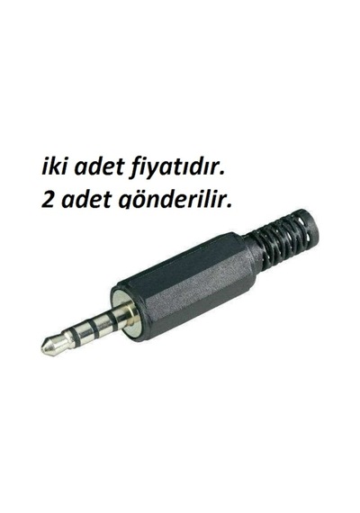 Zirveelektronik 3 Çizgili 4 Boğum 3.5Mm Stereo Lehimlik Jak Mikrofonlu Kulaklık J