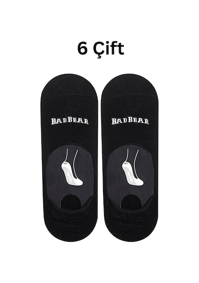 Bad Bear 18.01.02.001-c01 Core Zero Erkek Babet Çorap Siyah
