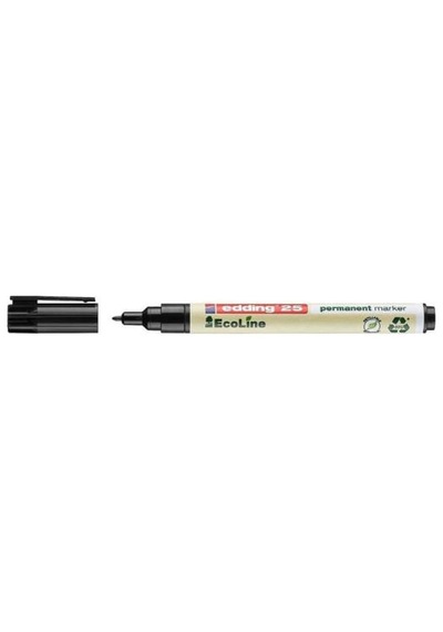 Edding E-25 Ecoline Permanet Doldurulabilir Markör Siyah