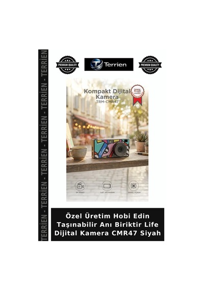 Özel Üretim Hobi Edin Taşınabilir Anı Biriktir Life Dijital Kamera Cmr47 Siyah