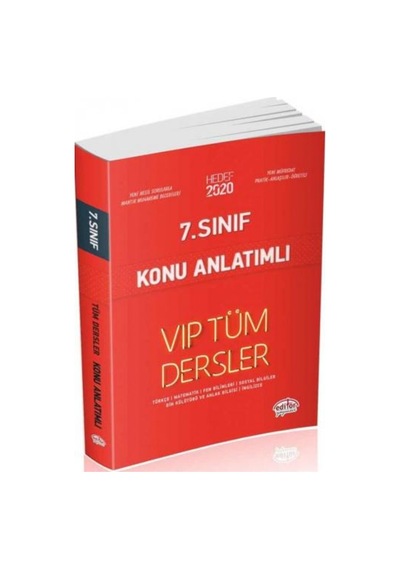 Editör Yayınları 7. Sınıf Tüm Dersler Vıp Konu Anlatımlı
