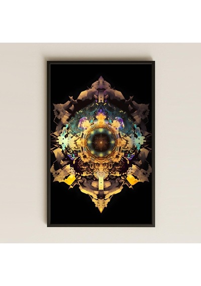 Uv Baskılı Mandala Pvc Tablo - Kozmik Portal
