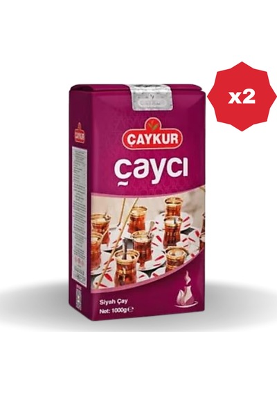 Çaykur Çaycı Çay 1 Kg - 2 Adet