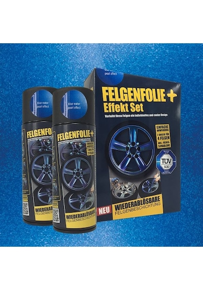 Jant Folyo - Efekt Set - Blue Water Pearl Effect