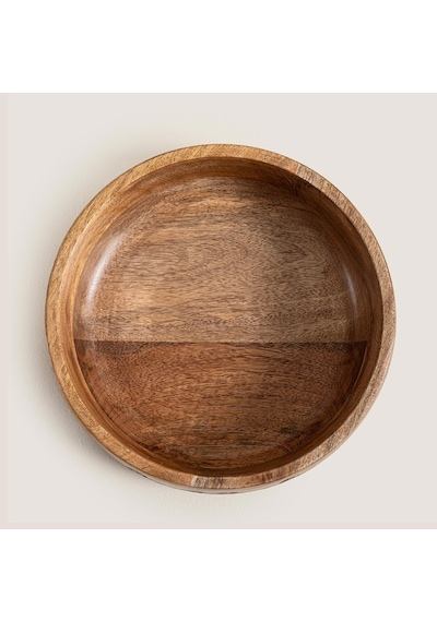 Foglia Ahşap Sunum Tabağı 30x30x2.5cm Natural