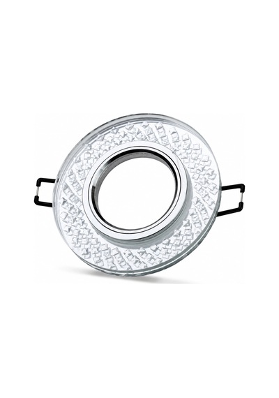 1 Adet Noas Yl65 1787 Adonis Led Çerçeveli 4000k Yuvarlak Kristal Cam Spot Gu10 Duy Rekli