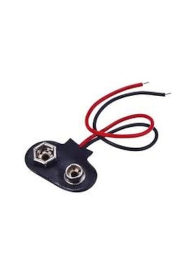 9 Volt Pil Yatağı Çift Başlı Pil Yuvası
