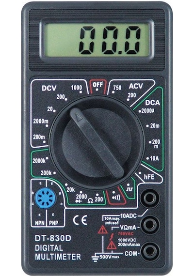 Dt-830D Dijital Multimetre Avometre