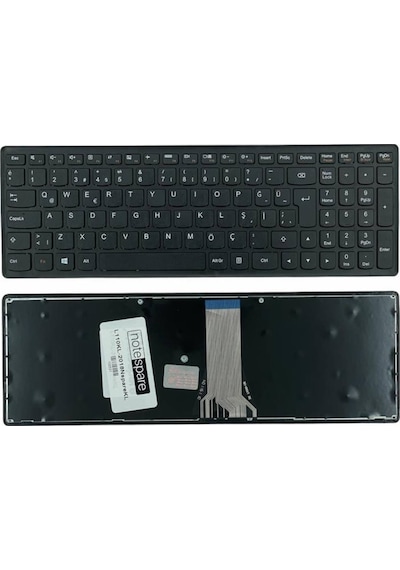 Lenovo Uyumlu S500, S510p, Z510, Z510p Klavye Tr Siyah