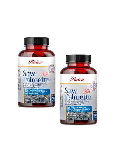 Balen Saw Palmetto Plus Cüce Palm.çin.vit D3 Kapsül 685 Mg 80 Kapsül X 2 Adet