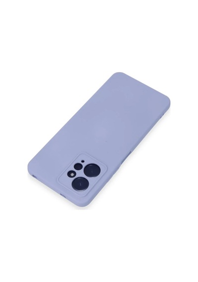 Xiaomi Redmi Note 12 4g Kılıf Nano İçi Kadife Silikon - Lila -