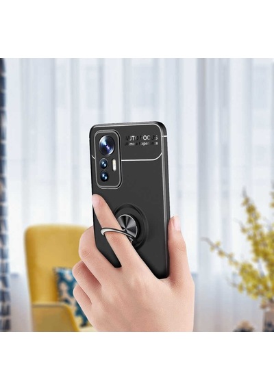 Xiaomi Mi 12 Lite Kilif Zore Ravel Yüzüklü Silikon Kilif 559800997