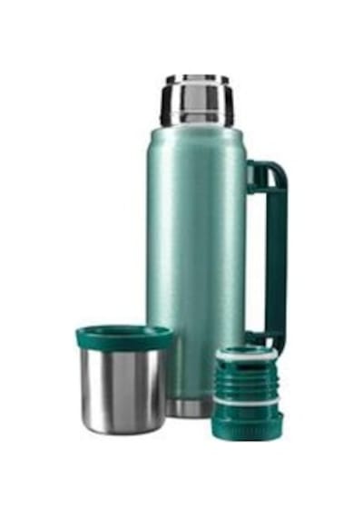S-link Sl-tm13 Yeşil Kumlama Boya 750ml Iç 304 Plastik Kulp Ve Portatif Paslanmaz Çelik Termos Kupa Çok Renkli