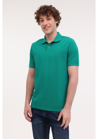 Lumberjack Mb Ct953 Polo T-sh 5fx Erkek Kısa Kol Polo Tişört Yeşil