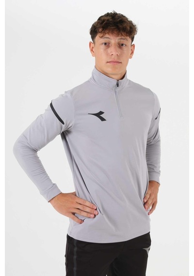 Diadora Alto Antrenman Eşofmanı Tek Üst Gri