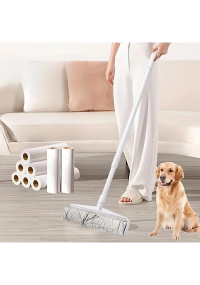 5 Adet Yedek Tüy Toplayıcı Rulo 16 Cm Kedi Köpek Tüyü Toplayıcı Yapışkanlı Yedek Rulosu Diğer