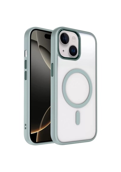 Znv Zenvia Mey İthalat Apple iPhone Uyumlu 14 Terea Magsafe Kapak - Gri Znv2025 Cmn Diğer