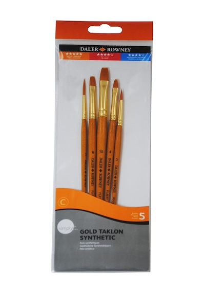 Taklon Fırça Seti Kısa Sap 5'li 2 216920501