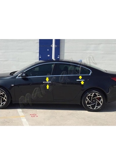 Opel İnsignia Krom Kapı Kolu 2009 Sonrası 4 Kapı Paslanmaz Çelik