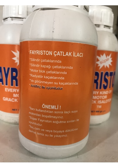 Radyator Motor Sızıntı Önleyici Tıkayıcı Çatlak İlacı Fayriston
