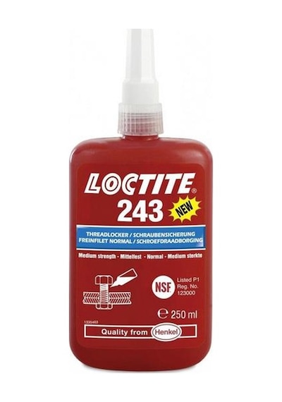 Loctite 243 Orta Mukavemetli Vida Sabitleyici 250Ml