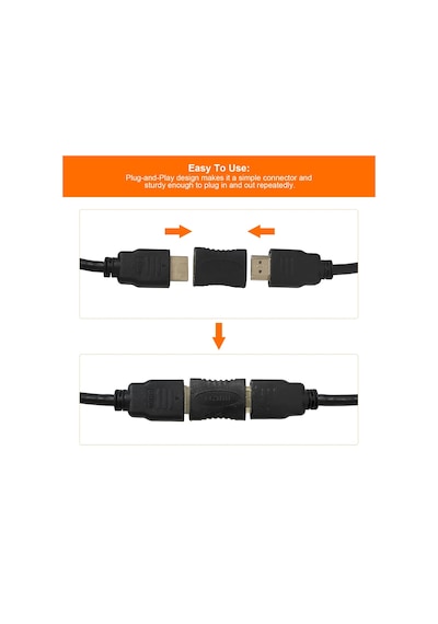 6 Adet Hdmı Bağlayıcı, Hdmı Bağlantı Adaptörü, Hdmı Soketi, Hdmı