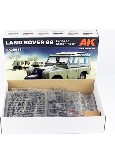 Ak Interactive 35013 1/35 Ölçek, Land Rover 88 Series Iıa Steyşın Vagon , Askeri Araç Plastik Model Kiti