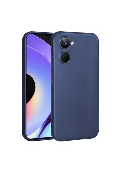 Zore Realme 10 4g Kılıf Omsy Premier Silikon Kapak - Lacivert