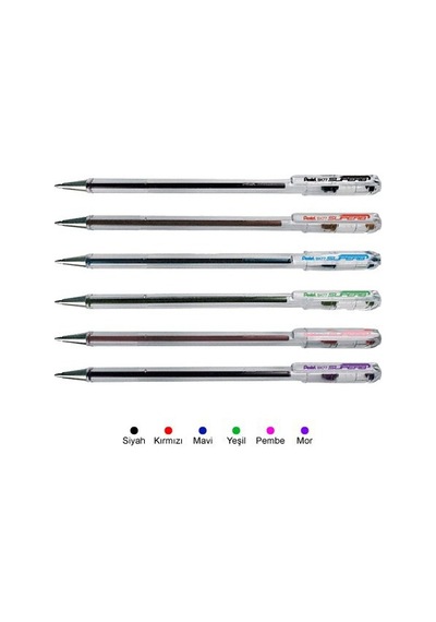 Pentel Tükenmez Kalem 0.7 MM Mavi Bk77-C 12 Li