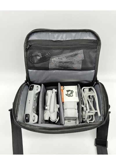 Clascase C027 Çok Amaçlı Drone Fotoğraf Makinesi İçin Bölmeli Universal Omuz Taşıma Çantası