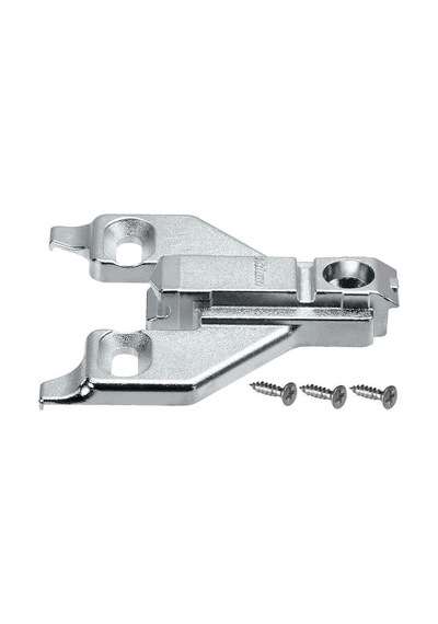 Blum 175l6630.22 3 Mm Yüz Çerçevesi Adaptör Plakası, Ayarlanabilir Yükseklik, Orta Montaj, Vidalı 4'lü Çok Renkli