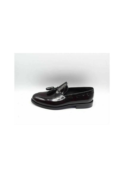 Corçuk Stil Püsküllü Erkek Ayakkabı M01 Bordo