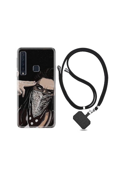 Samsung Uyumlu Galaxy A9 2018 Kılıf Ipli Askılı Bang Bang 1689