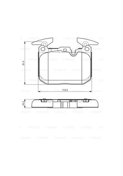Bmw 1 F21 116I 1.5 2015-2019 Bosch Ön Balata