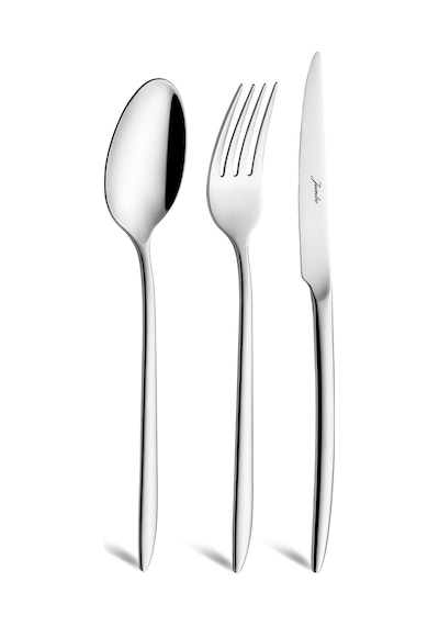 Jumbo 2600 18 Parça 6 Kişilik Yemek Çatal Kaşık Bıçak Takımı Çelik