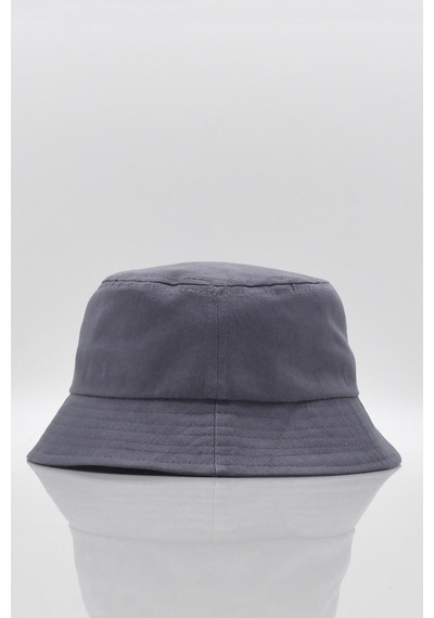 Külah %100 Pamuk Antrasit Kova Balıkçı Şapka Bucket Hat Antrasit Standart