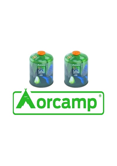 Orcamp KTS-450 Kamp Kartuş Tüpü 450 G 2'li Set Çok Renkli