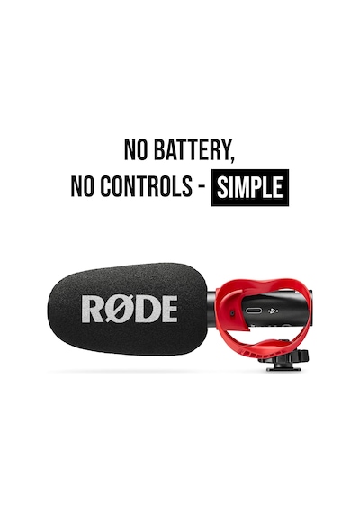 Videomic Go Iı Ultra Kompakt Kamera Üstü Av Tüfeği Mikrofonu Film Yapımı, İçerik Oluşturma, Podcasting Ve Video Görüşmeleri İçin 3,5 Mm Ve Usb Çıkışları