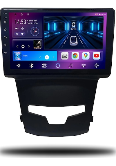 Caros Ssangyong Korando 2014+ Uyumlu Android Multimedya 6gb Ram 128gb Hafıza 9"