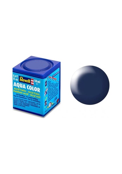 Revell 350 - Aqua Color Dark Blue - Silk Boya - 18 Ml