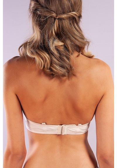 Moon Wear Gala Balconette Foam Cup Lace Bra, Ten Konforlu Ve Şık Sütyen, Strapless Çok Renkli