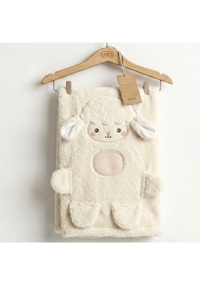 Sebi Bebe Bebek Welsoft Battaniye 1161 Ekru