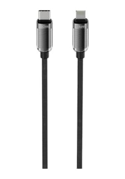 Knıt Glam 30w Hızlı Şarj Destekli, Type-c To Lightning Şarj Ve Data Aktarım Kablosu, 1 Metre, Siyah